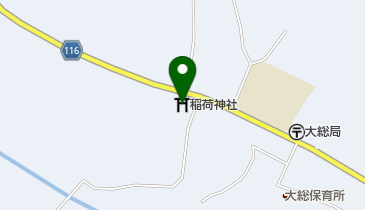稲荷神社の地図画像