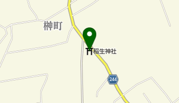 稲生神社の地図画像