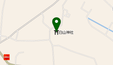 白山神社の地図画像