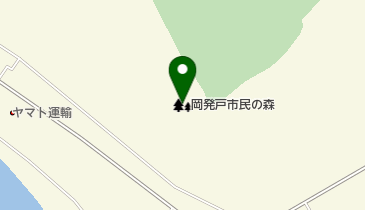 岡発戸市民の森の地図画像