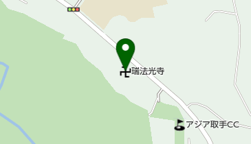 瑞法光寺の地図画像