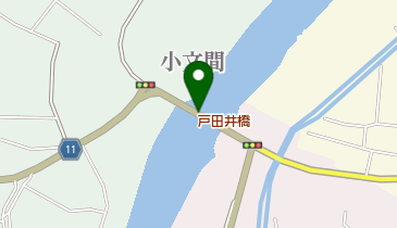 戸田井橋の地図画像