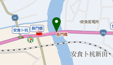 長門橋の地図画像