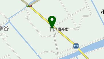 八幡神社の地図画像