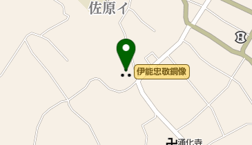 伊能忠敬銅像の地図画像