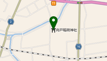 舟戸稲荷神社の地図画像