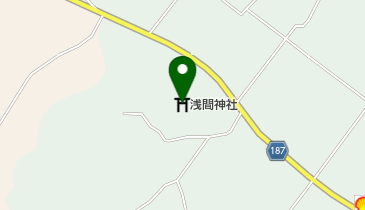 浅間神社の地図画像