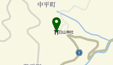 白山神社の地図画像