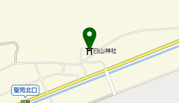 白山神社の地図画像