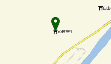 恐神神社の地図画像