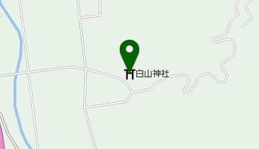 白山神社の地図画像