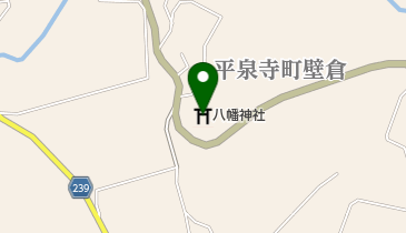 八幡神社の地図画像