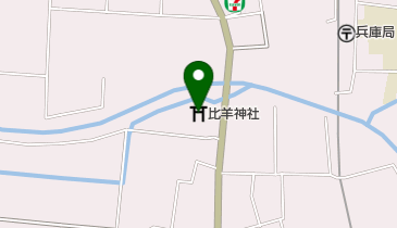 比羊神社の地図画像
