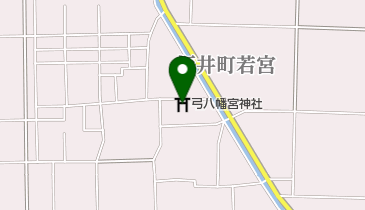 弓八幡宮神社の地図画像