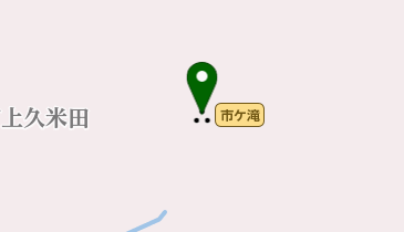 市ケ滝の地図画像