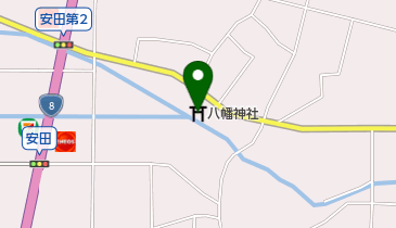 八幡神社の地図画像