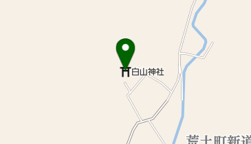 白山神社の地図画像