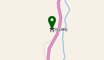 白山神社の地図画像