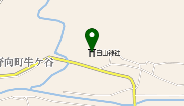 白山神社の地図画像
