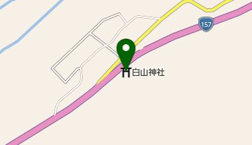 白山神社の地図画像
