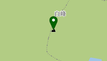 大汝峰の地図画像