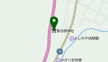 長谷部神社の地図画像