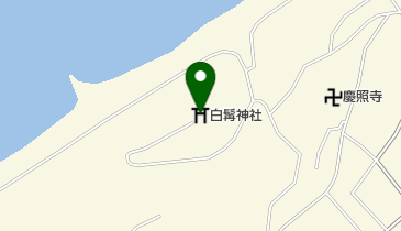 白髯神社の地図画像