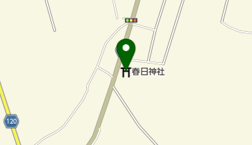 春日神社の地図画像