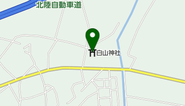 白山神社の地図画像