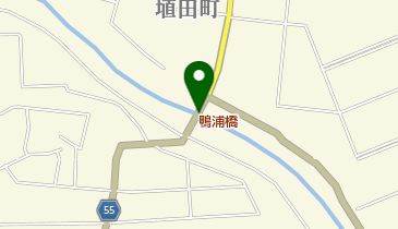 鴨浦橋の地図画像