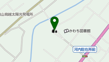 河内トリムパークの地図画像