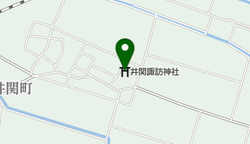 井関諏訪神社の地図画像
