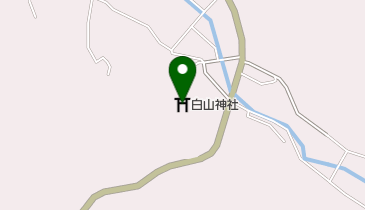 白山神社の地図画像