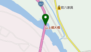 山上郷大橋の地図画像