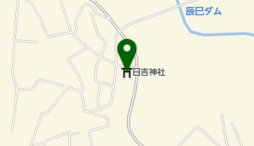 日吉神社の地図画像