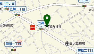 猿丸神社の地図画像