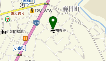 祐専寺の地図画像