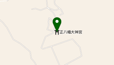 正八幡大神宮の地図画像