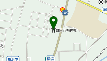 野田八幡神社の地図画像