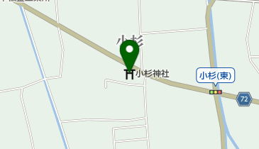 小杉神社の地図画像