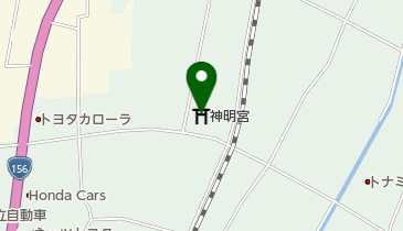 神明宮の地図画像