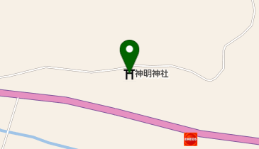 神明神社の地図画像
