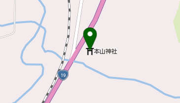 本山神社の地図画像