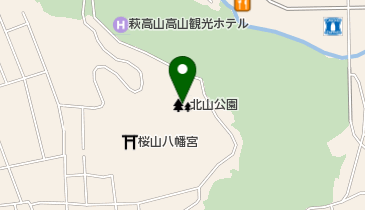 北山公園の地図画像