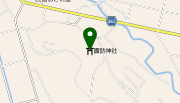 諏訪神社の地図画像
