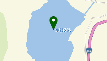 水殿ダムの地図画像