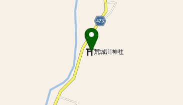 荒城川神社の地図画像