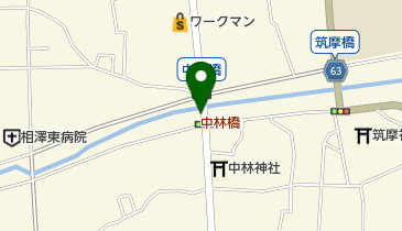 中林橋の地図画像