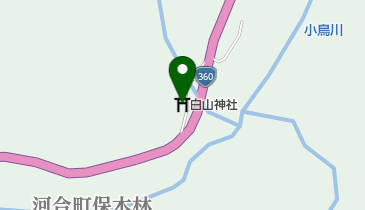 白山神社の地図画像