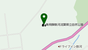 奥飛騨数河流葉県立自然公園の地図画像